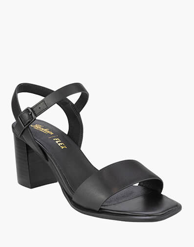 Tara Open Toe Block Heel in BLACK for $189.95