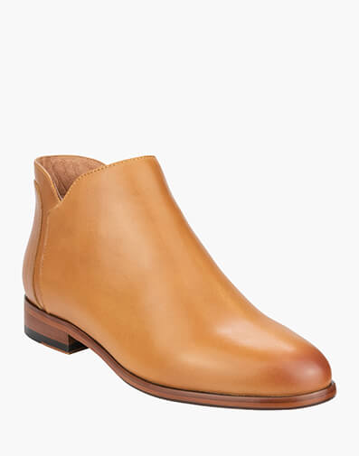 Madeline Plain Toe Zip Boot in COGNAC for $109.80