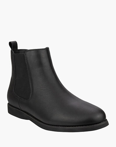 Easy Flex Chelsea Plain Toe Chelsea Boot  in BLACK for $189.95