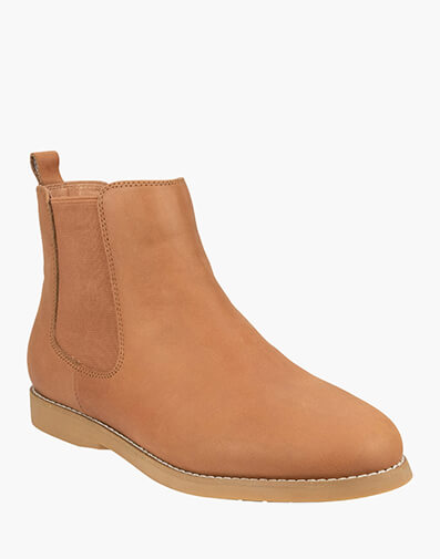 Easy Flex Chelsea Plain Toe Chelsea Boot  in TAN for $109.80