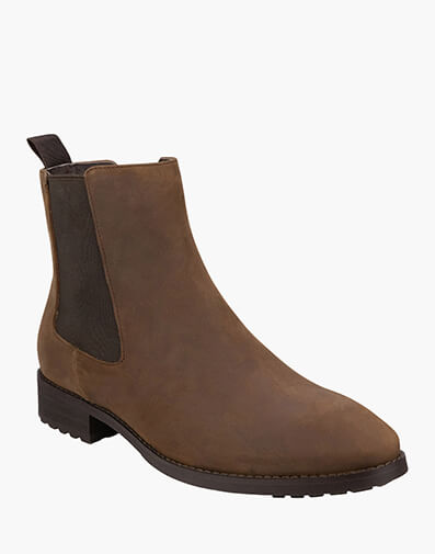 Nadia Plain Toe Chelsea Boot  in BROWN for $179.80