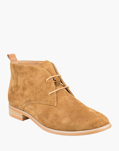 Laura Plain Toe Chukka Boot  TAN