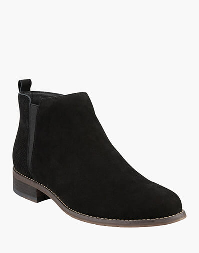 Mel Plain Toe Zip Boot in NERO for $191.96