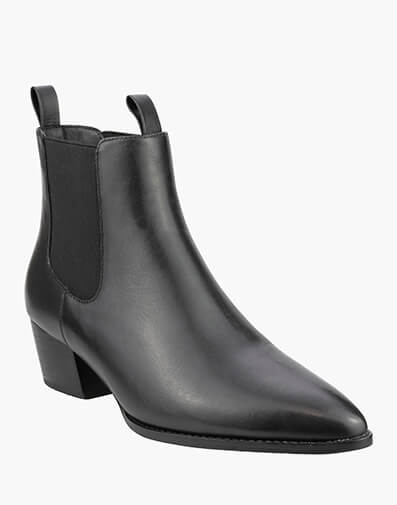 Leanne Plain Toe Chelsea Boot in BLACK for $249.95