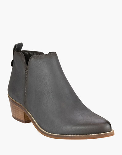 Georgia Almond Toe Zip Boot in DENIM for $199.95