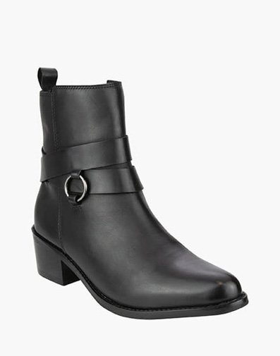 Melissa Almond Toe Zip Boot  in BLACK for $199.95