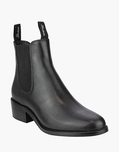 Rebecca Plain Toe Chelsea Boot  in BLACK for $269.95