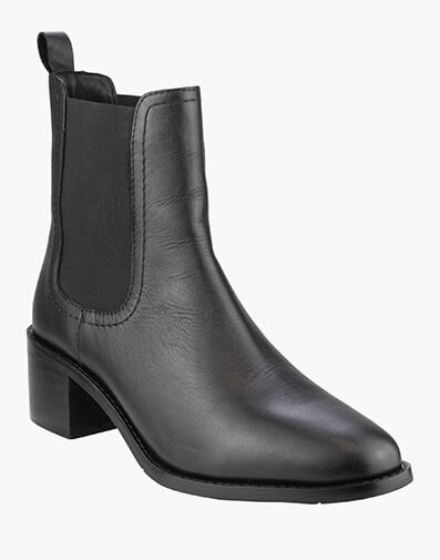 Lillie Plain Toe Chelsea Boot  in BLACK for $229.95