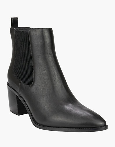 Tracey Plain Toe Chelsea Boot BLACK