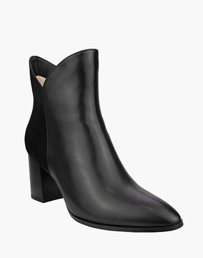 Fiona Plain Toe Ankle Boot in BLACK for $209.95