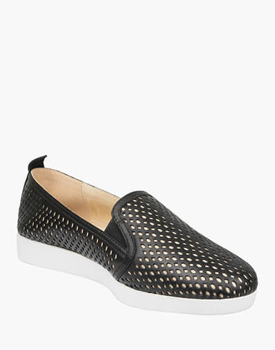 Andres Plain Toe Slip On in BLACK for $189.95