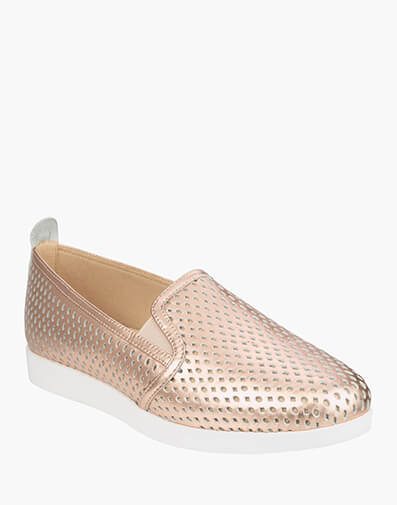 Andres Plain Toe Slip On in ROSE GOLD for $129.95