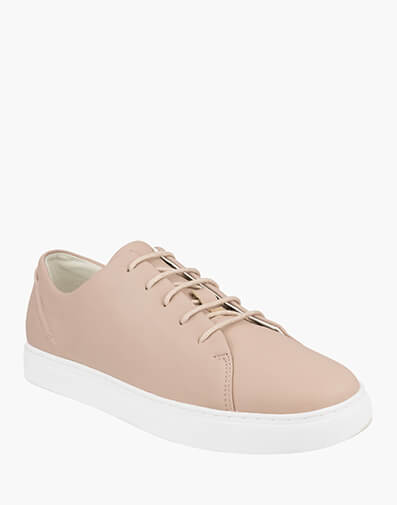 Julia  Plain Toe Lace Up Sneaker in BLUSH for $69.80