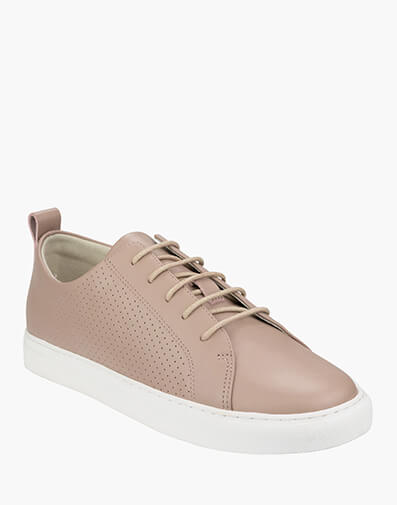 Juliet Plain Toe Lace Up Sneaker in BLUSH for $99.80