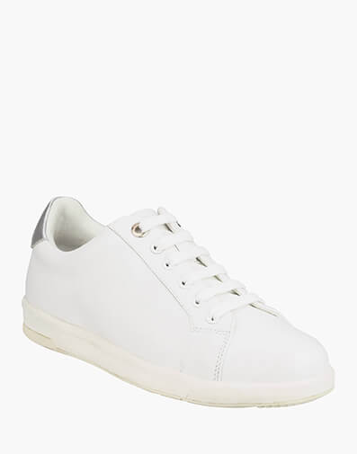 Crossover Plain Plain Lace To Toe Sneaker  in WHITE for $189.95