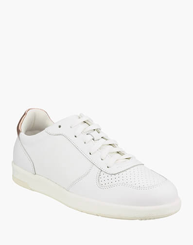 Crossover Perf Lace To Toe Sneaker  WHITE