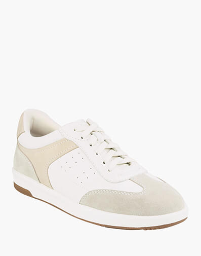 Crossover T-Toe Lace Up Sneaker in BONE for $199.95