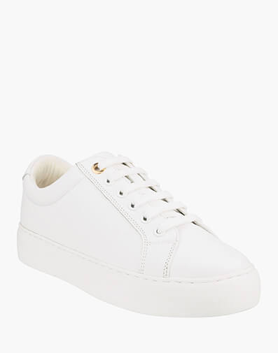 Sandra Plain Toe Sneaker in WHITE for $149.95