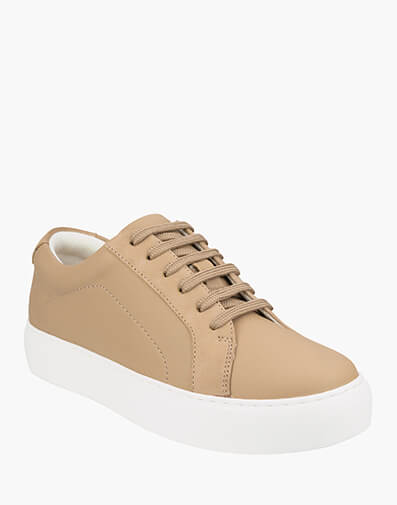 Sadie Lace To Toe Sneaker  in LATTE for $109.80