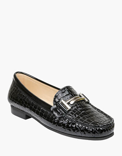 Allison Moc Toe Loafer in BLACK for $189.95