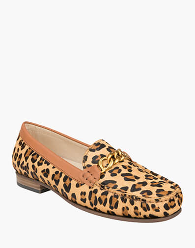 Samantha Moc Toe Loafer in LEOPARD for $109.80