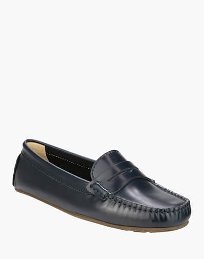 Penny Moc Toe Slip On in NAVY for $109.80