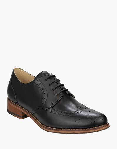 Monica Wingtip Derby  in BLACK for $219.95