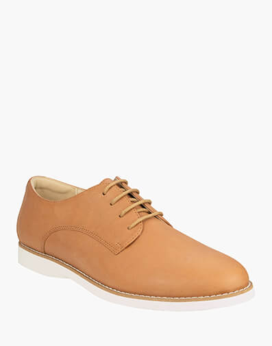 Easy Flex 4H Derby Plain Toe Derby in TAN for $99.80