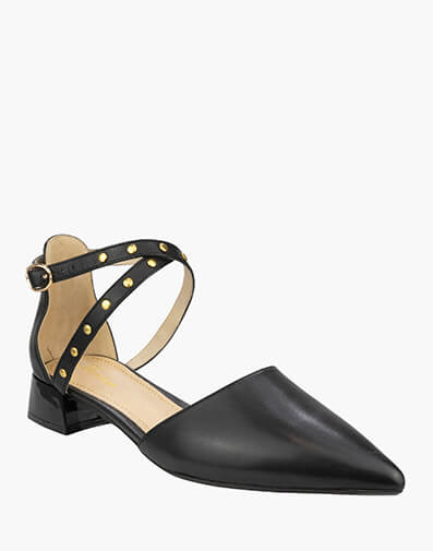 Adelle Point Toe Block Heel