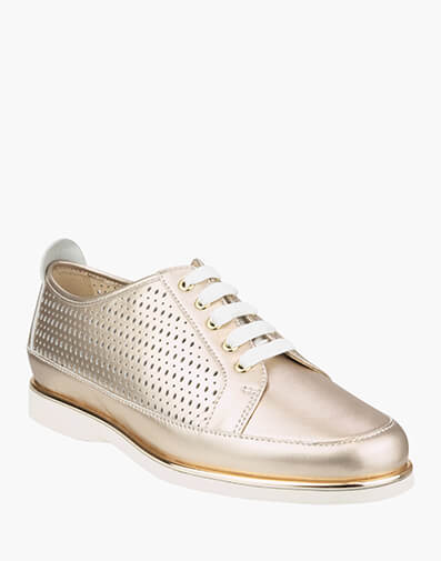 Evie Moc Toe Sneaker in GOLD for $219.95